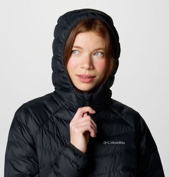 Women Columbia WoPowder Lite™ II Hooded Insulated Jackets Black | US-IMWDNK-168