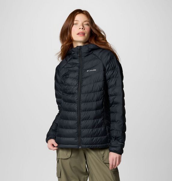 Women Columbia WoPowder Lite™ II Hooded Insulated Jackets Black | US-IMWDNK-168