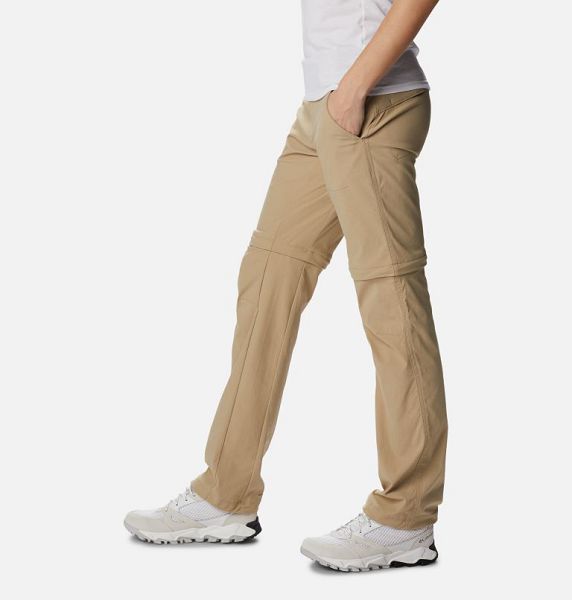 Women Columbia WoSaturday Trail™ Convertible Hiking Pants Brown | US-WOQKGP-182