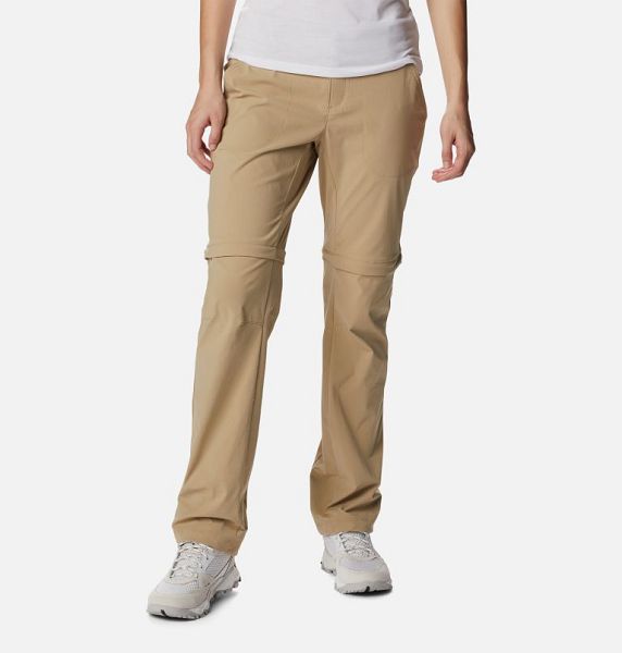 Women Columbia WoSaturday Trail™ Convertible Hiking Pants Brown | US-WOQKGP-182