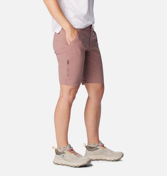 Women Columbia WoSaturday Trail™ Long Shorts Pink | US-MOFTVP-208