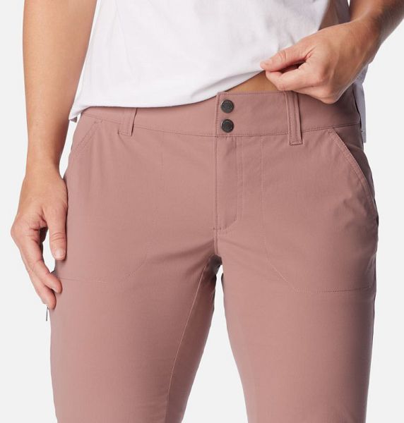 Women Columbia WoSaturday Trail™ Long Shorts Pink | US-MOFTVP-208