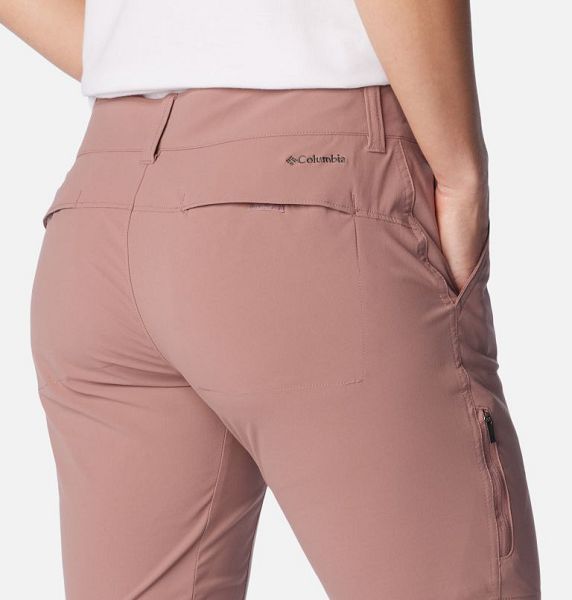 Women Columbia WoSaturday Trail™ Long Shorts Pink | US-MOFTVP-208