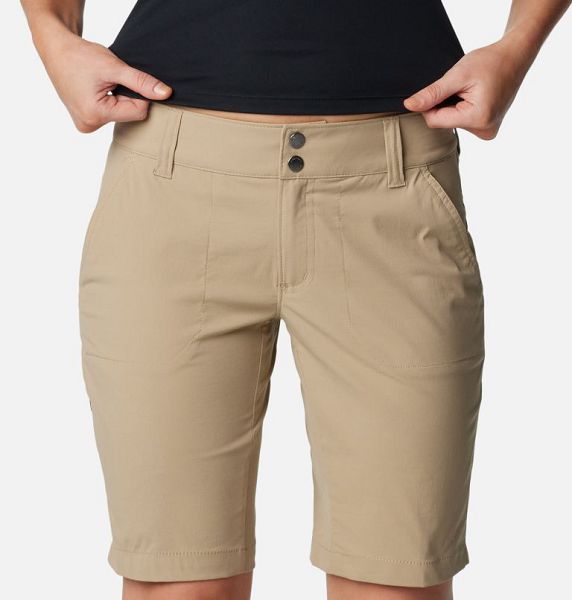 Women Columbia WoSaturday Trail™ Long Shorts Brown | US-BWNAEK-571