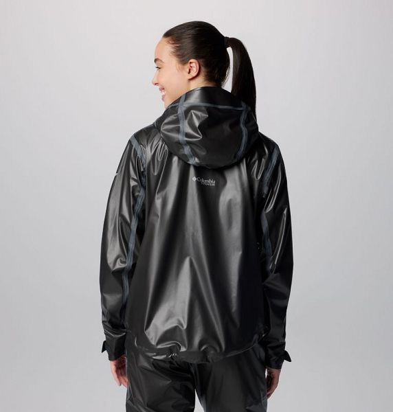 Women Columbia Wyldwood™ Waterproof Hiking Shell Jackets Black | US-ZVDYAX-576