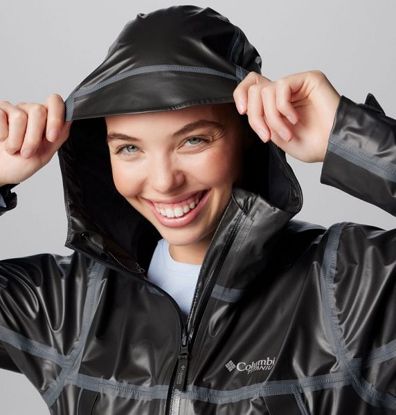 Women Columbia Wyldwood™ Waterproof Hiking Shell Jackets Black | US-ZVDYAX-576