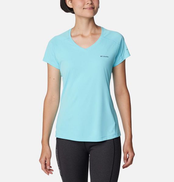 Women Columbia Zero Rules™ Technical T-Shirt Turquoise | US-ICULZG-203