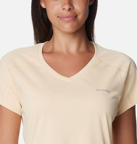 Women Columbia Zero Rules™ Technical T-Shirt Yellow | US-YOEITX-083