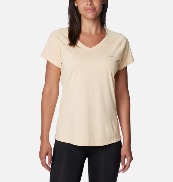 Women Columbia Zero Rules™ Technical T-Shirt Yellow | US-YOEITX-083