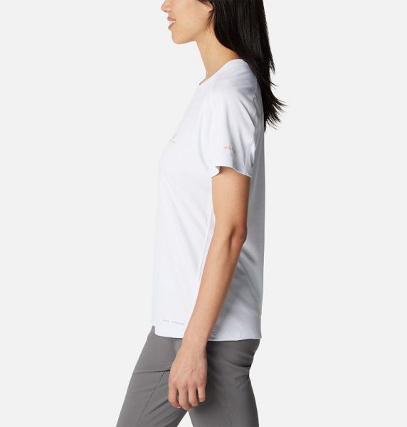 Women Columbia Zero Rules™ Technical T-Shirt White | US-YHPFCL-894