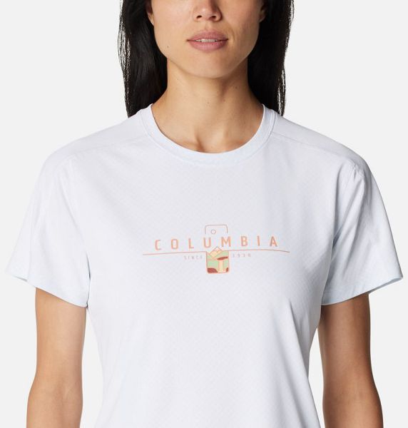 Women Columbia Zero Rules™ Technical T-Shirt White | US-YHPFCL-894