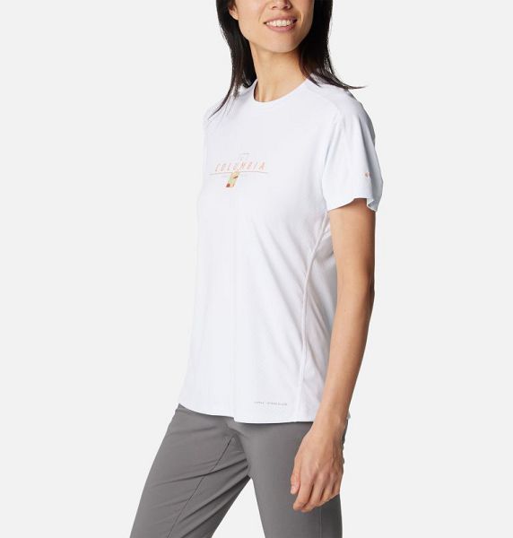 Women Columbia Zero Rules™ Technical T-Shirt White | US-YHPFCL-894