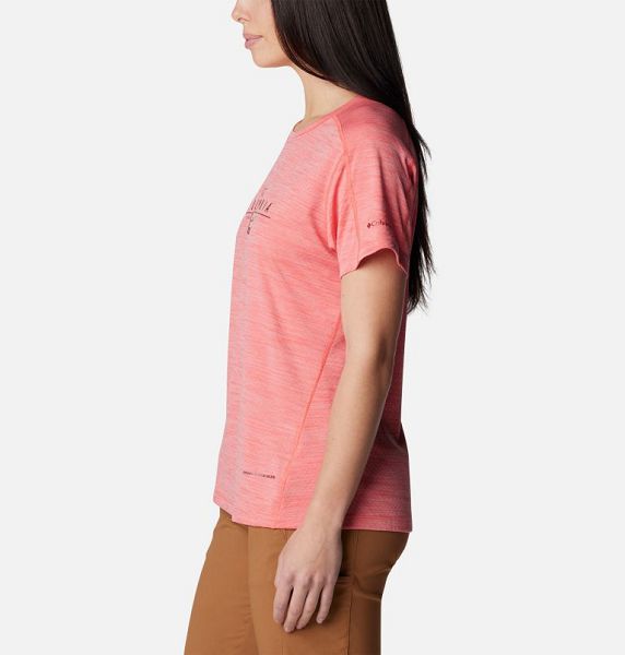 Women Columbia Zero Rules™ Technical T-Shirt Pink | US-FEUAGS-186