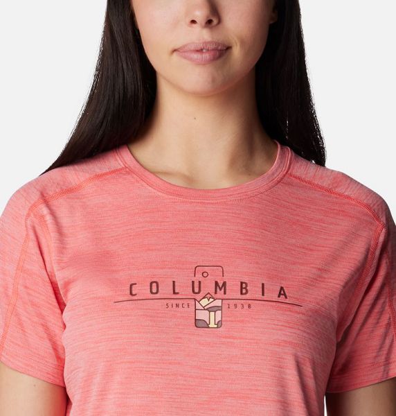 Women Columbia Zero Rules™ Technical T-Shirt Pink | US-FEUAGS-186