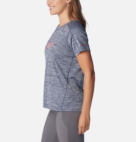 Women Columbia Zero Rules™ Technical T-Shirt Navy | US-QUJZNO-496